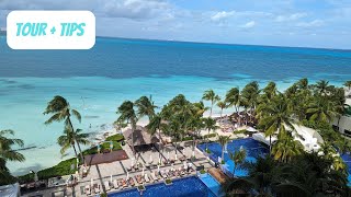 Dreams Sands Cancun All Inclusive Resort Tour  Trips with Angie [upl. by Milks]