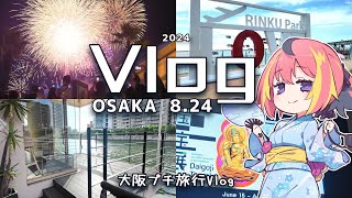 【Vlog】1泊2日で夏の思い出作りしてきた🎆【大阪｜りんくうタウン｜中之島】 [upl. by Muscolo]