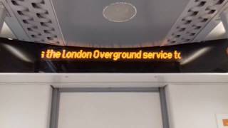 London Overground Class 378 announcements between Queens ParkEuston 220918 [upl. by Nosneh782]