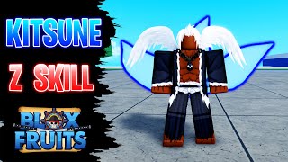 Finally Kitsune Fruit Z Skill REVEALED Blox Fruits Update 21 its Here [upl. by Yoshi]