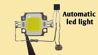 Automatic street light with led  simple automatic led light [upl. by Adiazteb]