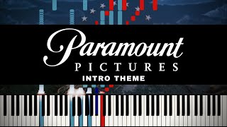 Paramount Pictures Intro 1986  Piano Tutorial [upl. by Ilrebmyk]