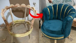 Modern Sofa Design  Wooden Sofa Making  DIY Woodworking [upl. by Lalad286]