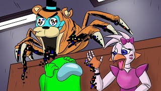 FNAF School Mini Crewmate vs FNAFSB Characters  Among Us vs Five Nights at Freddys [upl. by Rusert142]