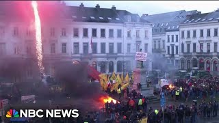 Finland faces massive strikes over government benefits cuts as farmer protests erupt across Europe [upl. by Asseniv]