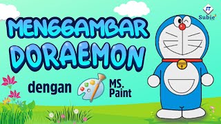 Draw a Doraemon with Ms Paint [upl. by Sreip417]