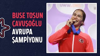 🥇 BUSE TOSUN ÇAVUŞOĞLU AVRUPA ŞAMPİYONU  Avrupa Güreş Şampiyonası [upl. by Terrena698]