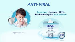 Kleenex® ColdCare®  Tus 3 aliados en la gripa [upl. by Thunell497]