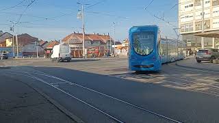 Trams Zagreb 481  ZET trams  Remiza Ljubljanica Zagreb [upl. by Cadmann]