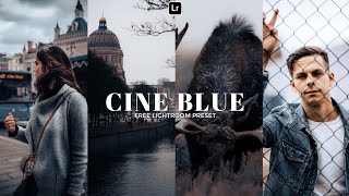 Cinematic Blue Preset  Lightroom Mobile Preset Free DNG  cinematic presets  lightroom preset [upl. by Katerine]