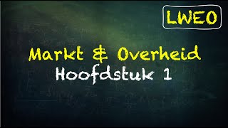 ‘Markt amp Overheid LWEO Hoofdstuk 1  economie havo [upl. by Hermina977]