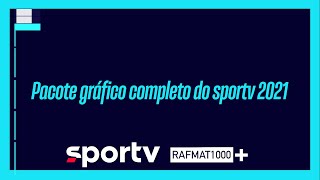 Pacote Gráfico do Placar do sportv 2021atual [upl. by Arakihc]