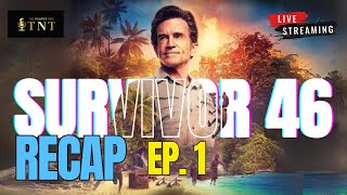 Survivor 46  Episode 1 Review  🔴LIVE Podcast and Chat [upl. by Anaujat224]