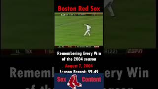 Remembering the 2004 Boston Red Sox  Win 59 redsox mlb sports homerun baseball [upl. by Anilac166]