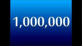 How To Count to 1000000 One Million In English [upl. by Ydollem519]