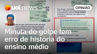 Sakamoto Erro na minuta do golpe ensina por que é ruim faltar às aulas de História [upl. by Virgel]