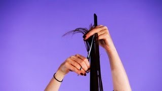 How to Layer Hair with Scissors  Hair Cutting [upl. by Sinnard]