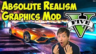 GTA V Absolute Realism Graphics Mod Gameplay Playthrough Pt2 GTA 5 [upl. by Adlar]