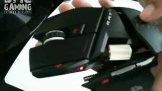 Mad Catz Saitek Cyborg RAT 9 Wireless Gaming Mouse Review [upl. by Welcher]