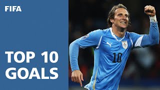 TOP 10 GOALS  2010 FIFA World Cup South Africa [upl. by Naitirb]