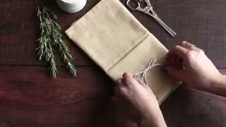 Table Setting Tips Menu Napkin Folds  Single Pocket Fold [upl. by Buskus523]