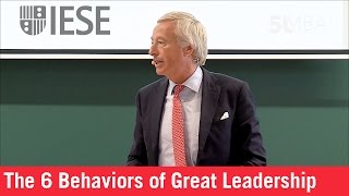 The 6 Behaviors of Great Leadership Franz M Haniel Haniel Chairman [upl. by Bang468]