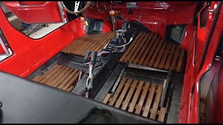 1973 VW Thing Restoration Duckboards Unboxing amp Installation [upl. by Ayvid]