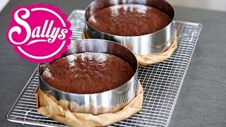 saftiger Schokoladenkuchen  ideale Grundlage für Motivtorten  Cake Basics  Sallys Welt [upl. by Einberger]