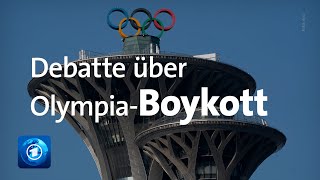 Debatte über Boykott der Olympischen Spiele in Peking auch in Deutschland [upl. by Bennet]