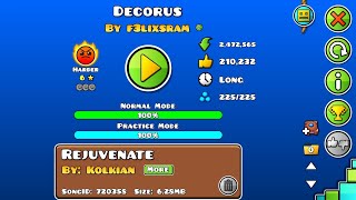 Geometry Dash  Decorus  By f3lixsram [upl. by Areid48]