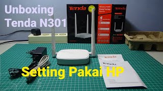 Cara setting router tenda n301 lewat hp [upl. by Kerrison]