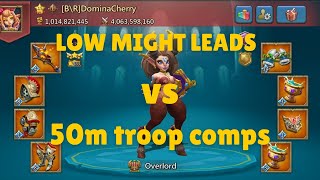 Lords Mobile  Low Might Leads DESTROY Fat Troop Comps [upl. by Darci649]