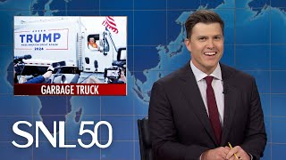 Weekend Update 2024 Presidential Election Trumps MSG Rally  SNL [upl. by Annaitat]