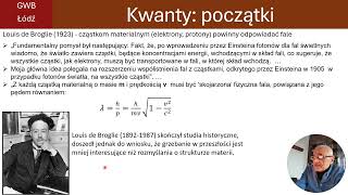 mechanika kwantowa 1 [upl. by Latsirk]