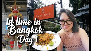 FIRST TIME IN BANGKOK PICNIC HOTELSTREETFOODAnthonette Dela Peña [upl. by Bridges82]