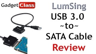 Review Lumsing USB 30 to SATA Cable 25quot Mass Storage Dock Clone Transfer Cable [upl. by Grayson]