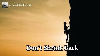 Dont Shrink Back [upl. by Aita]