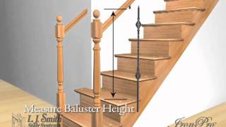 IronPro Baluster Fasteners Installation [upl. by Yliah]