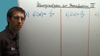 Stammfunktionen bestimmen Übung 3  Integralrechnung [upl. by Randell346]