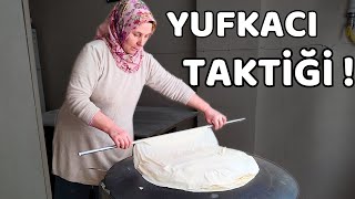 Yufkacıların Sırrı İle Evde BÖREKLİK YAŞ YUFKA Nasıl Yapılır ❓İncecik Yufka Yapmak Artık Çok Kolay ❗ [upl. by Nylatsirhc]