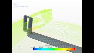 Spiroid Winglet Simulation  StarCCM [upl. by Leonelle]