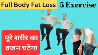 Best Exercises for Weight Loss  Full Body Fat Loss Workout at Home  No Equipment [upl. by Wincer761]