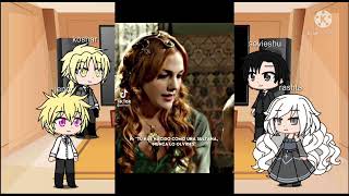 los personajes de la emperatriz divorciada reacciona a navier es la sultana hurrem [upl. by Rebeh]