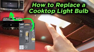 How to Replace a GE Microwave Rangehood Cooktop Light Bulb [upl. by Paten3]