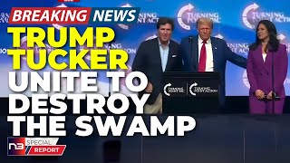 🚨BREAKING Watch Trump And Tucker Tag Team The Deep State In The Most Epic Rally Moment Ever [upl. by Arries700]