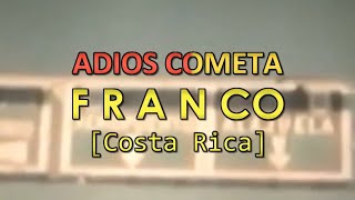 Adiós Cometa  Franco karaoke [upl. by Nalyd838]