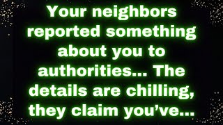 😱 Your Neighbors Just Reported Something About You to Authorities The Details Are Chilling 😳🚨 [upl. by Jewell175]