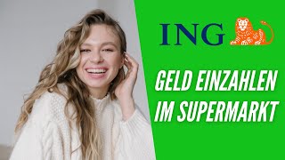 Geld AUS amp EINZAHLEN im Supermarkt Jetzt möglich mit ING Bargeld [upl. by Natsirt]