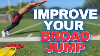 Broad Jump  9’6” to 10’4” in 6 weeks [upl. by Rind]