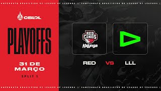 RED Kalunga x LOUD  CBLOL 2024 1ª Etapa  Playoffs [upl. by Annawek]